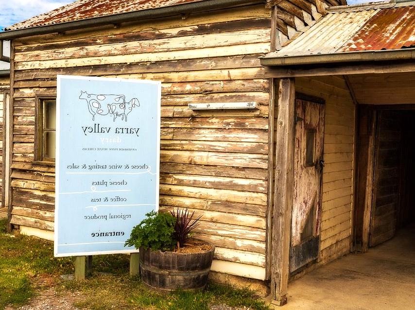 Enjoying cheese varieties at Little Yarra Dairy.